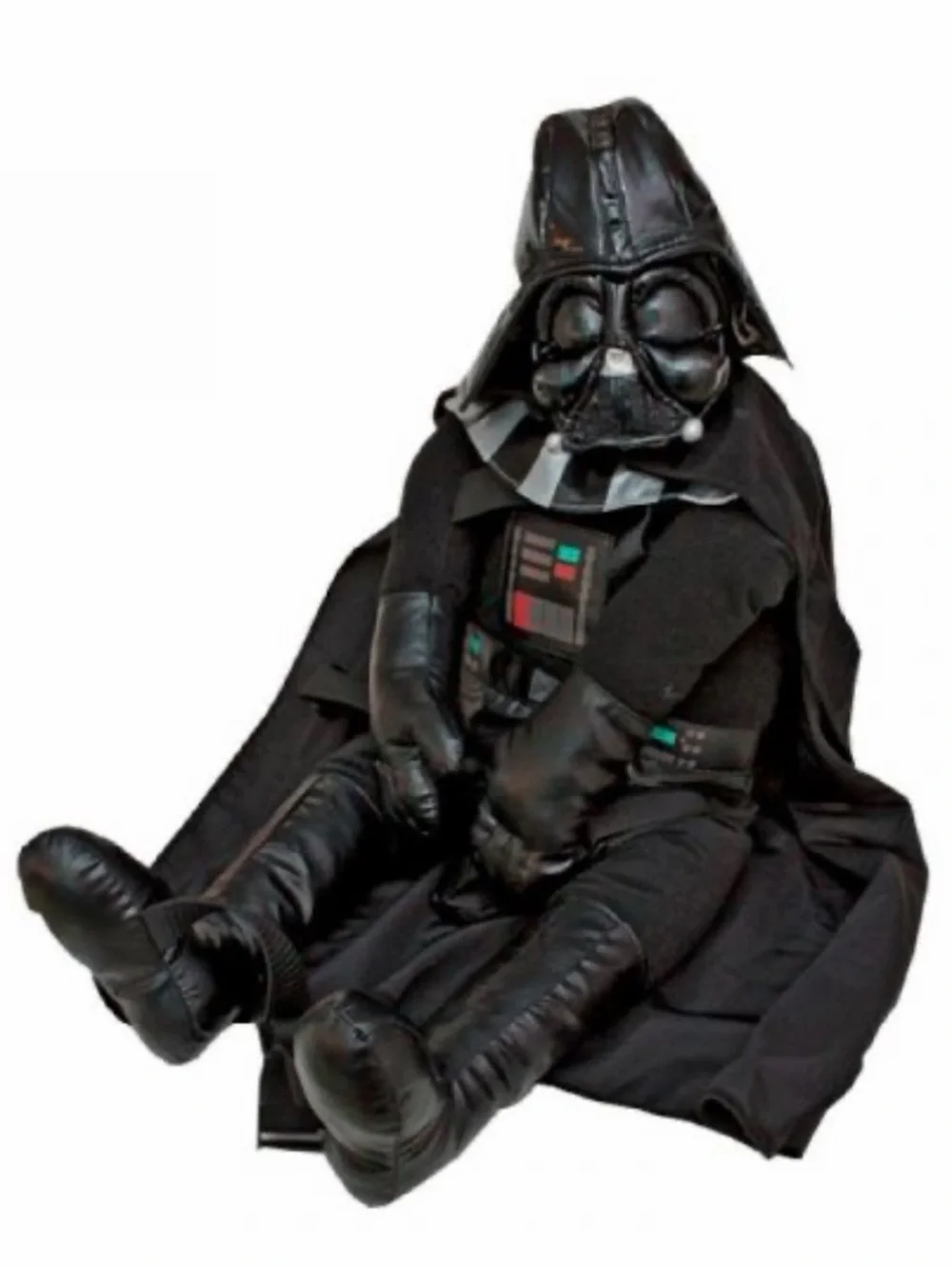 Vintage Star Wars Black Darth Vader Plush Character Backpack